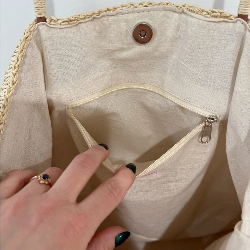Isaac Mizrahi | Colorful Straw Tote